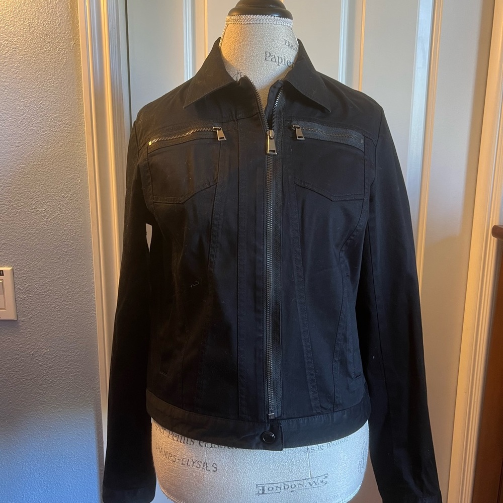 W by Worth Black Denim Jacket
